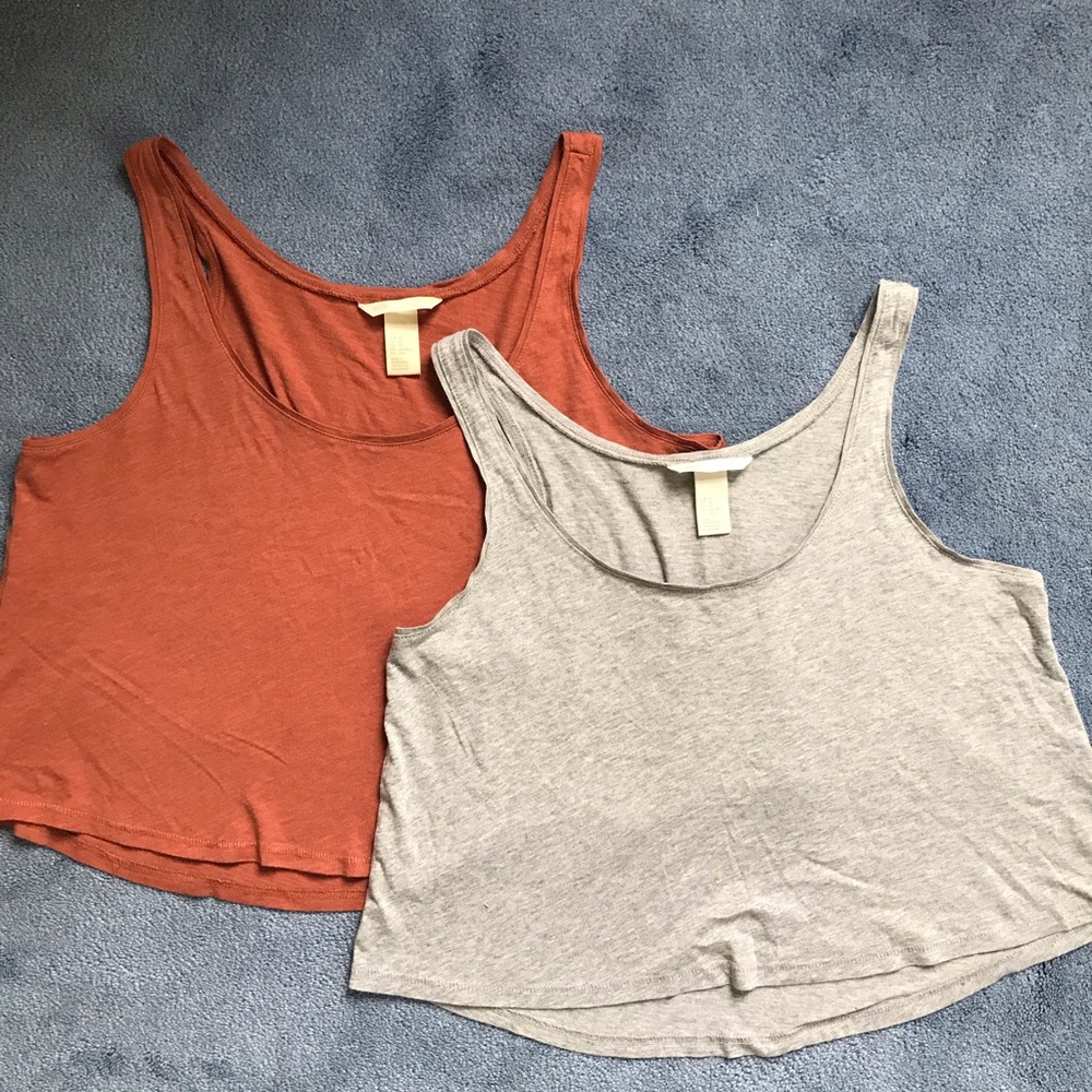 H&M cropped tanks